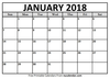 January Calendar Image